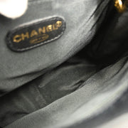 Chanel 1996-1997 Black Caviar Triple CC Backpack