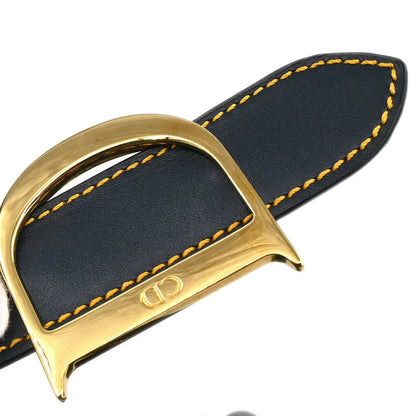 Christian Dior Navy Double Saddle Trotter Handbag