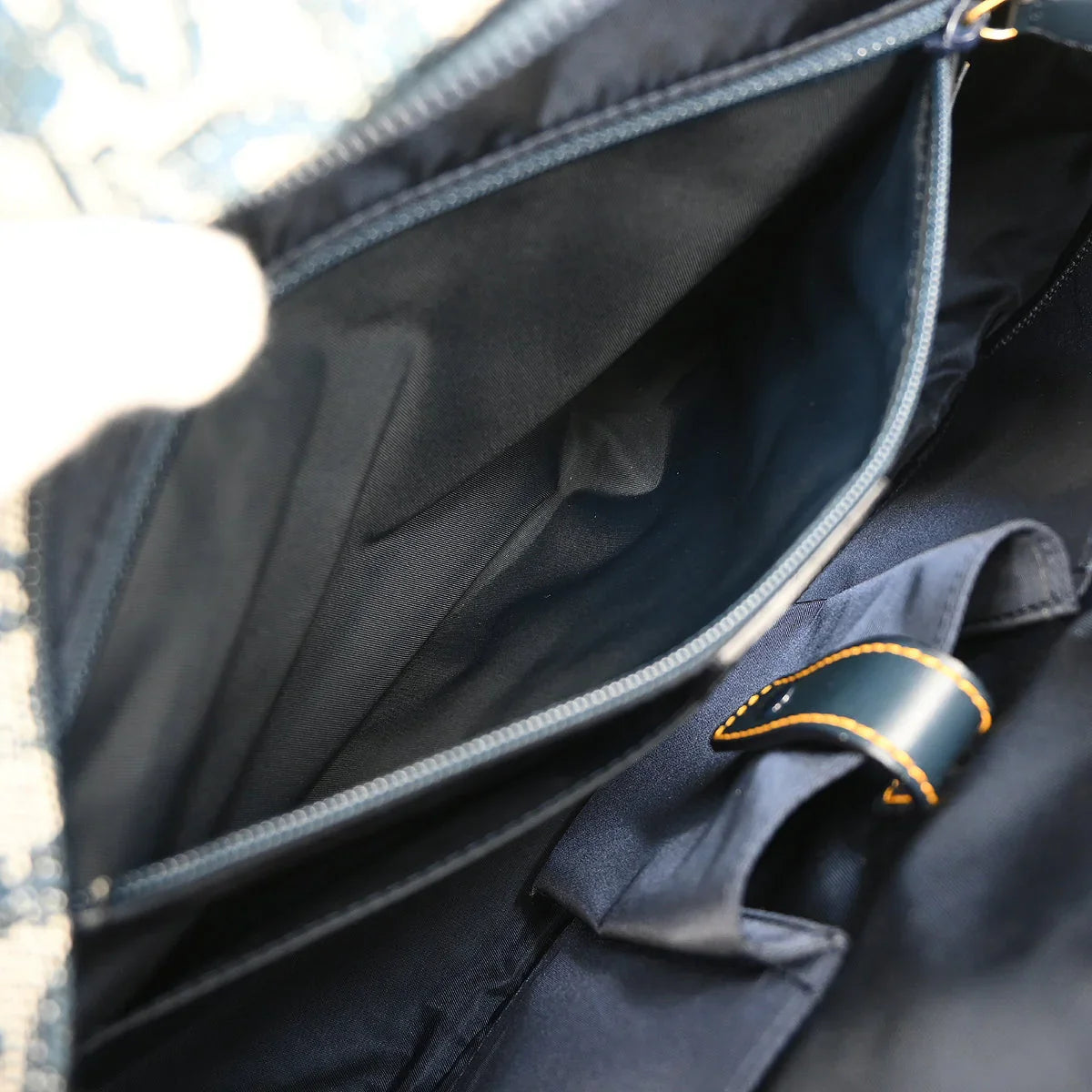 Christian Dior Navy Double Saddle Trotter Handbag