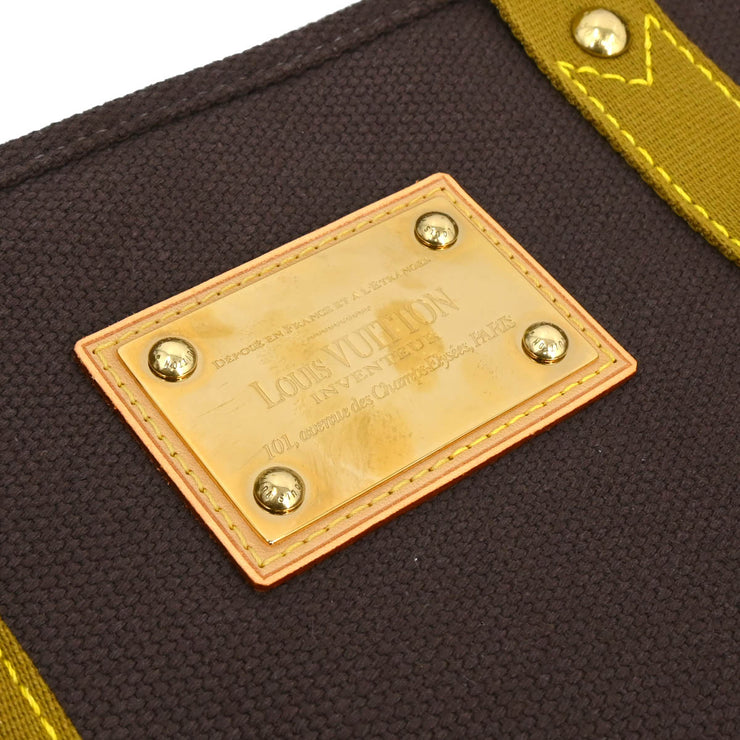 Louis Vuitton 2006 Brown Antigua Cabas MM Tote Bag M40086