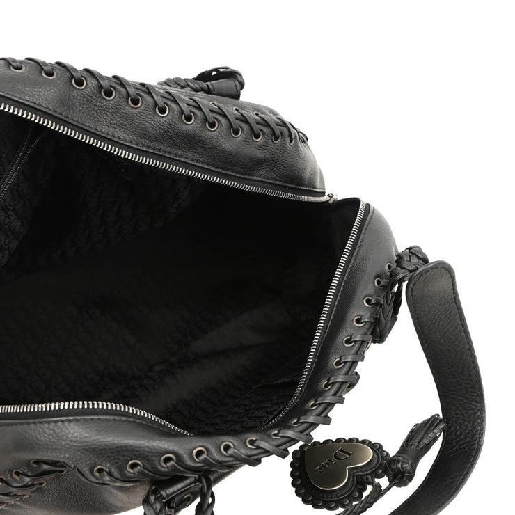 Christian Dior 2007 Black Leather Handbag