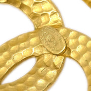 Chanel Dangle Earrings CC Clip-On Gold 96P