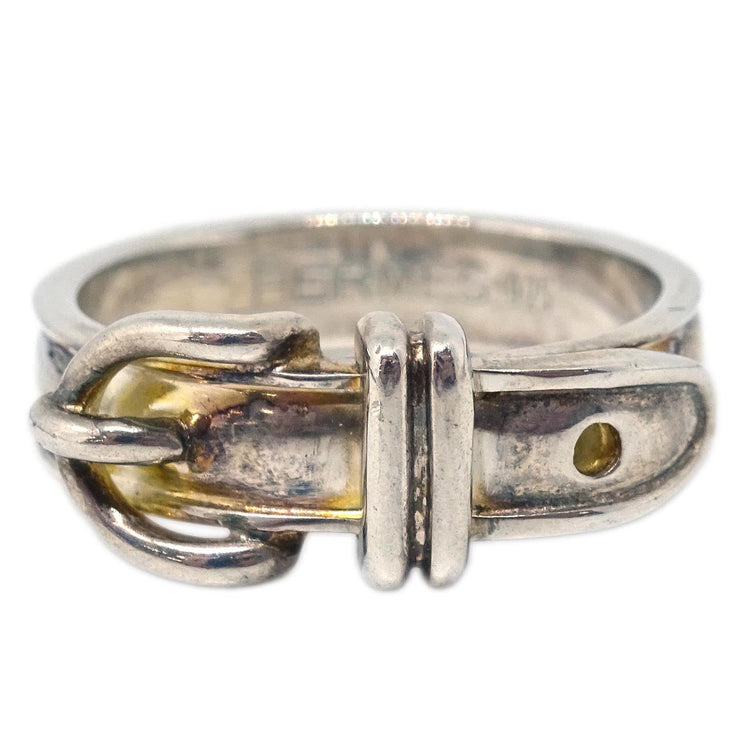 Hermes Ring Silver SV925 #52 #12