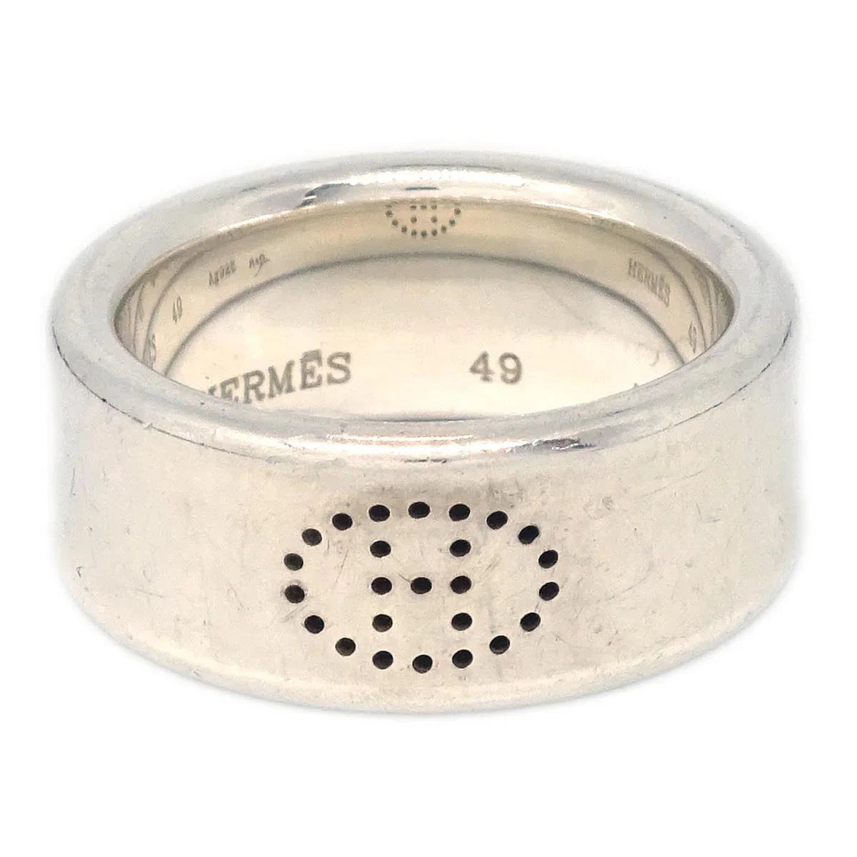 Hermes Ring Silver Ag925 #49 #9