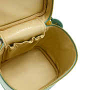 Chanel 1997-1999 Green Caviar Timeless Vanity Handbag
