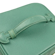 Chanel 1997-1999 Green Caviar Timeless Vanity Handbag