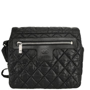 Chanel 2009-2010 Black Nylon Coco Cocoon Messenger Bag