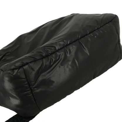 Chanel 2009-2010 Black Nylon Coco Cocoon Messenger Bag