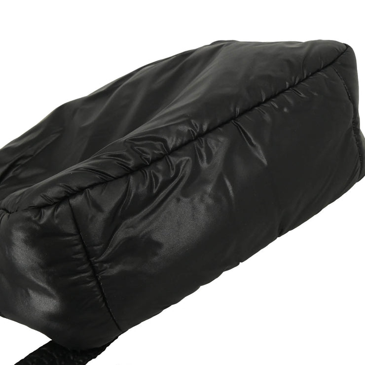 Chanel 2009-2010 Black Nylon Coco Cocoon Messenger Bag