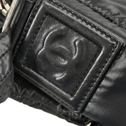 Chanel 2009-2010 Black Nylon Coco Cocoon Messenger Bag