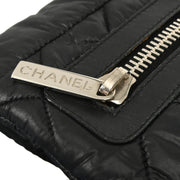 Chanel 2009-2010 Black Nylon Coco Cocoon Messenger Bag