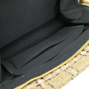Chanel 1994-1996 Gray Tweed Chain Shoulder Bag