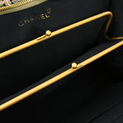 Chanel 1994-1996 Gray Tweed Chain Shoulder Bag