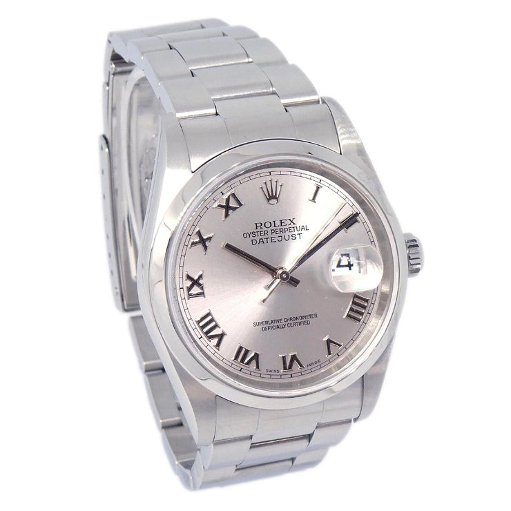 Rolex Oyster Perpetual Datejust 34mm Ref.16200 Self-winding Watch SS