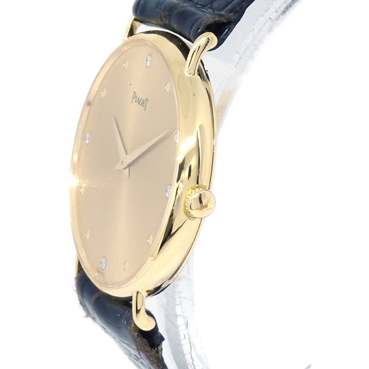 Piaget * Classic YG Manual-winding Watch 18KYG Diamond