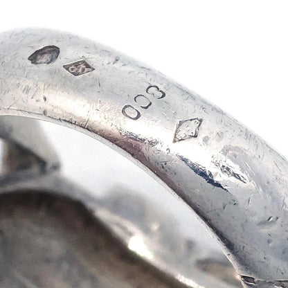 Hermes Ring Silver SV925 #52 #12