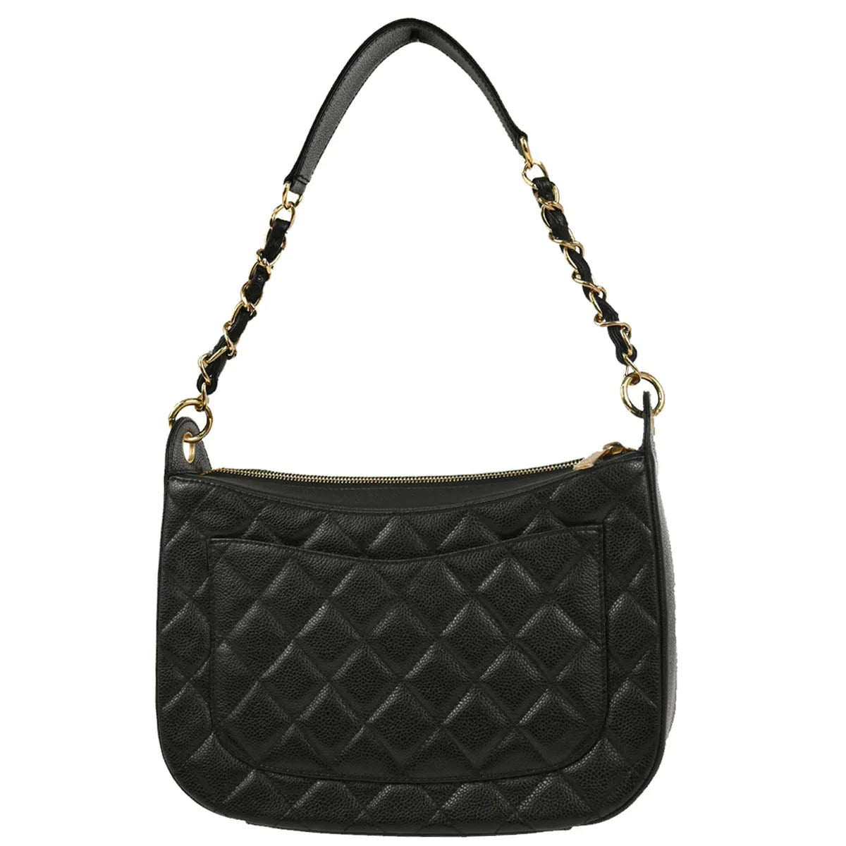 Chanel 2004-2005 Black Caviar Shoulder Bag