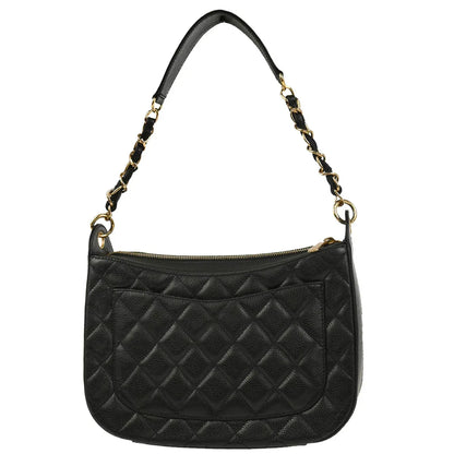 Chanel 2004-2005 Black Caviar Shoulder Bag