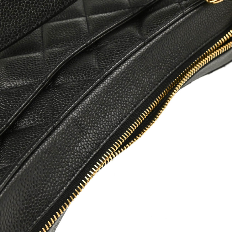 Chanel 2004-2005 Black Caviar Shoulder Bag
