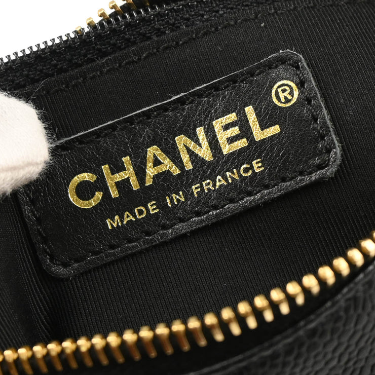 Chanel 2004-2005 Black Caviar Shoulder Bag
