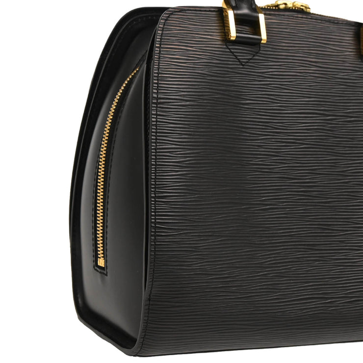 Louis Vuitton 2002 Black Epi Pont Neuf Handbag M52052