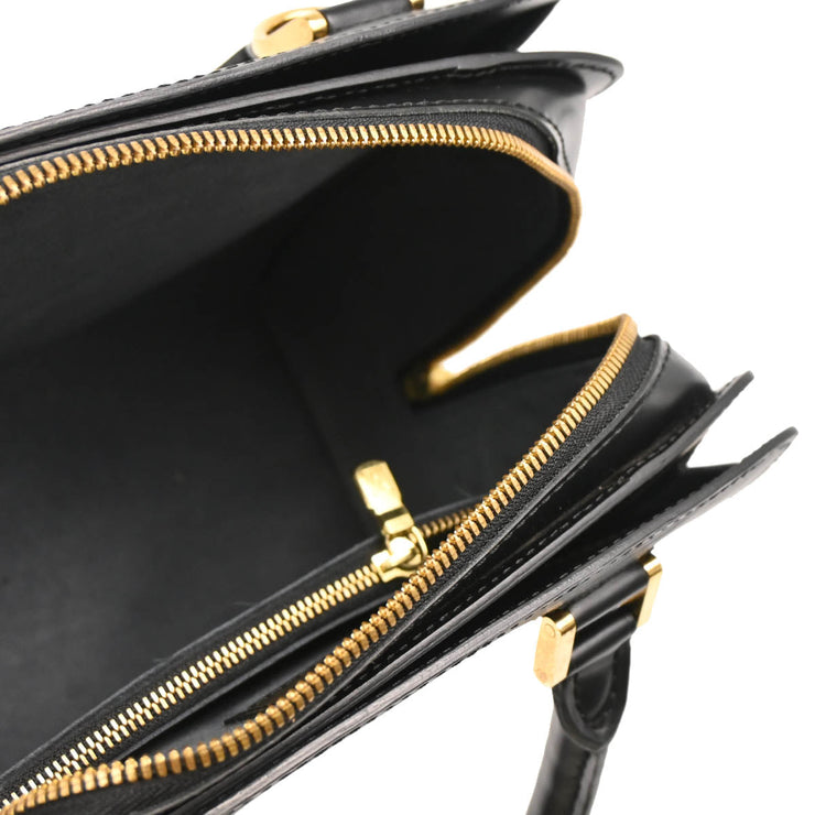 Louis Vuitton 2002 Black Epi Pont Neuf Handbag M52052