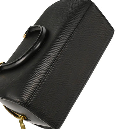 Louis Vuitton 2002 Black Epi Pont Neuf Handbag M52052
