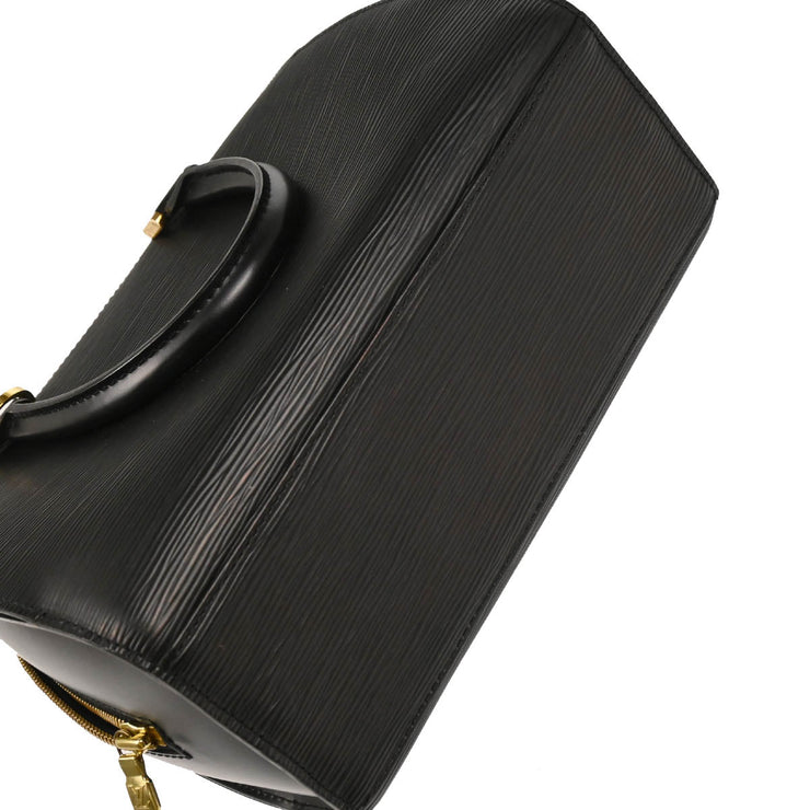 Louis Vuitton 2002 Black Epi Pont Neuf Handbag M52052