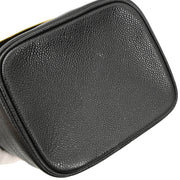 Chanel 2000-2001 Black Caviar Timeless Vanity Handbag