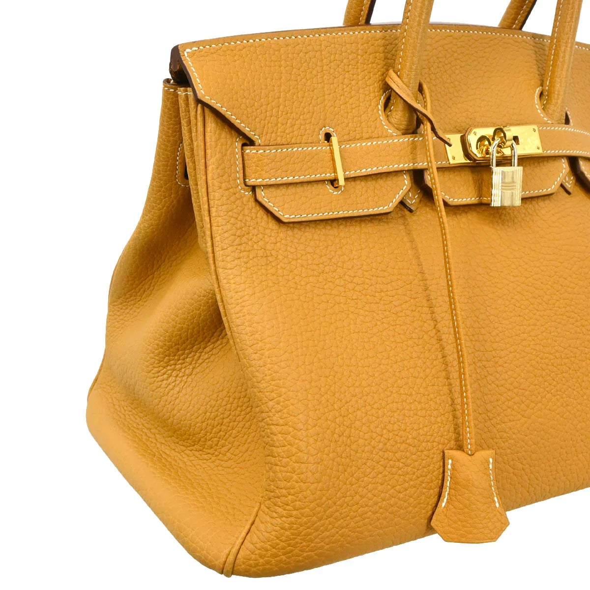 Hermes 2005 Natural Fjord Birkin 35 Handbag