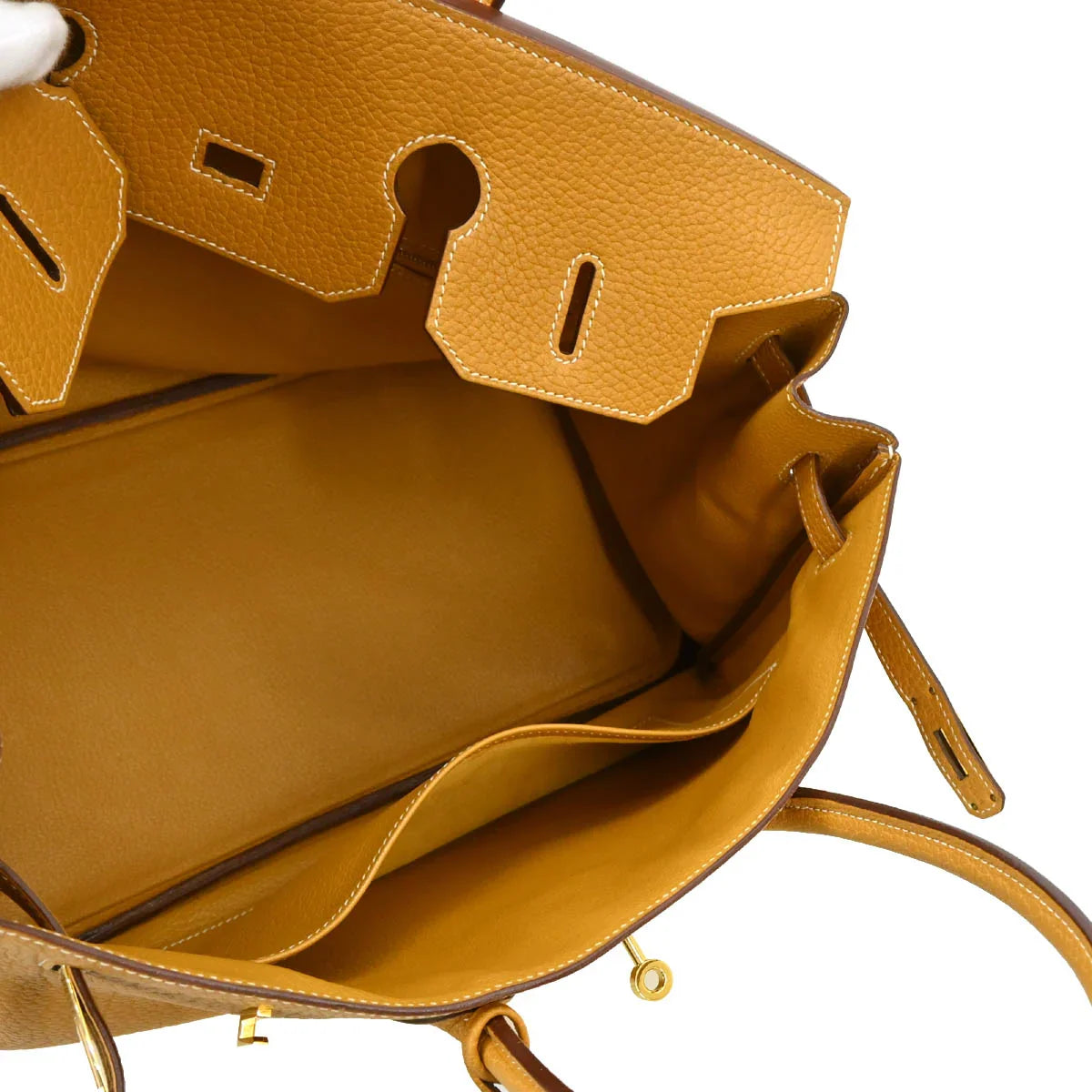 Hermes 2005 Natural Fjord Birkin 35 Handbag