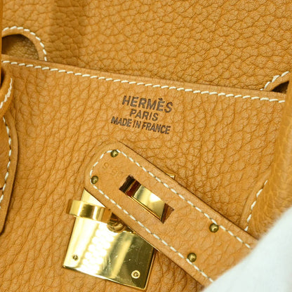 Hermes 2005 Natural Fjord Birkin 35 Handbag