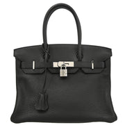 Hermes 2009 Black Togo Birkin 30 Handbag