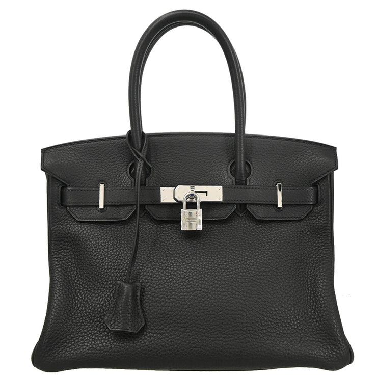 Hermes 2009 Black Togo Birkin 30 Handbag