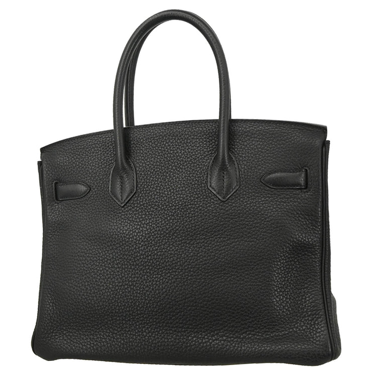Hermes 2009 Black Togo Birkin 30 Handbag