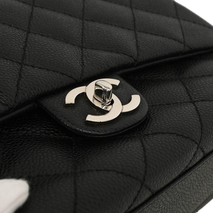 Chanel 2006-2008 Black Caviar Top Handle Handbag
