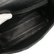 Chanel 2006-2008 Black Caviar Top Handle Handbag