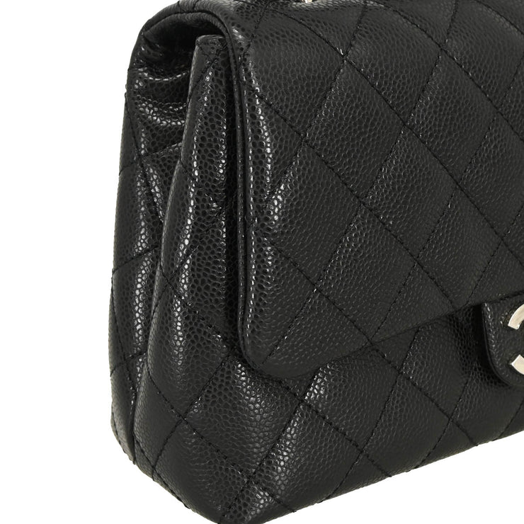 Chanel 2009-2010 Black Caviar Top Handle Handbag