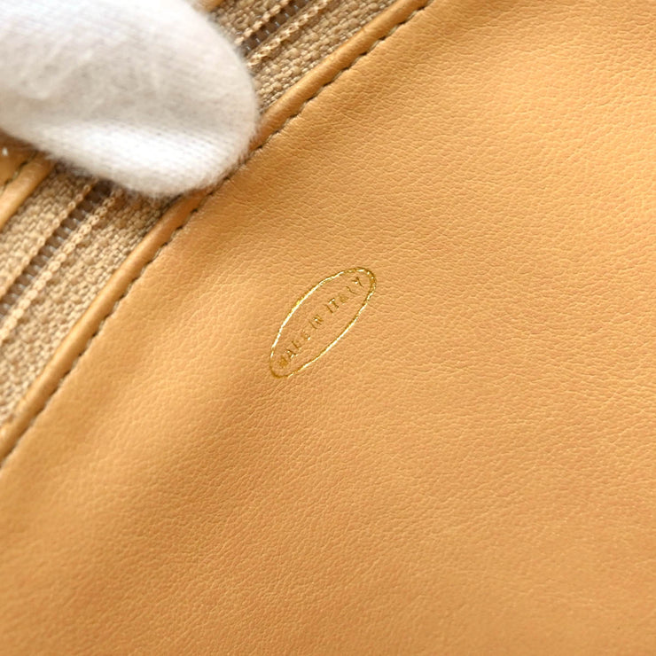 Chanel 1994-1996 Beige Caviar Triple CC Shoulder Tote Bag