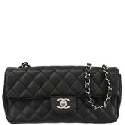 Chanel 2005-2006 Black Caviar East West Shoulder Bag