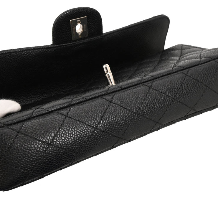 Chanel 2005-2006 Black Caviar East West Shoulder Bag