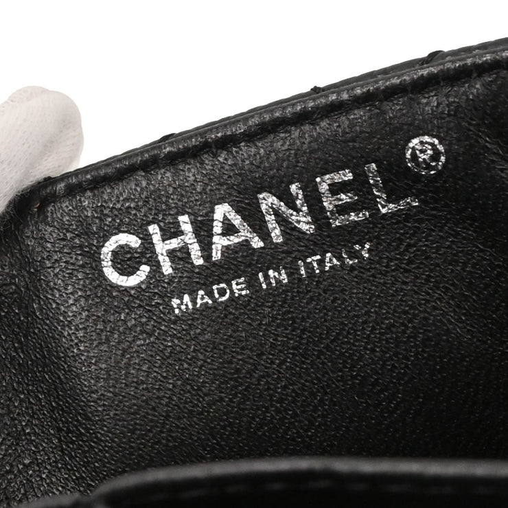 Chanel 2005-2006 Black Caviar East West Shoulder Bag