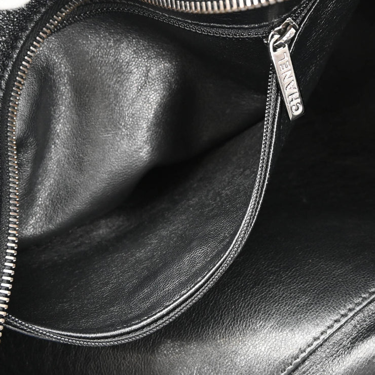 Chanel 2005-2006 Black Calfskin Luxury Line Bowling Bag