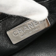 Chanel 2005-2006 Black Calfskin Luxury Line Bowling Bag