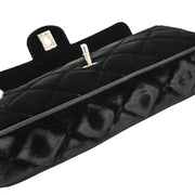 Chanel 2005-2006 Black Velvet East West Shoulder Bag