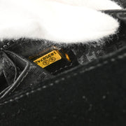 Chanel 2005-2006 Black Velvet East West Shoulder Bag
