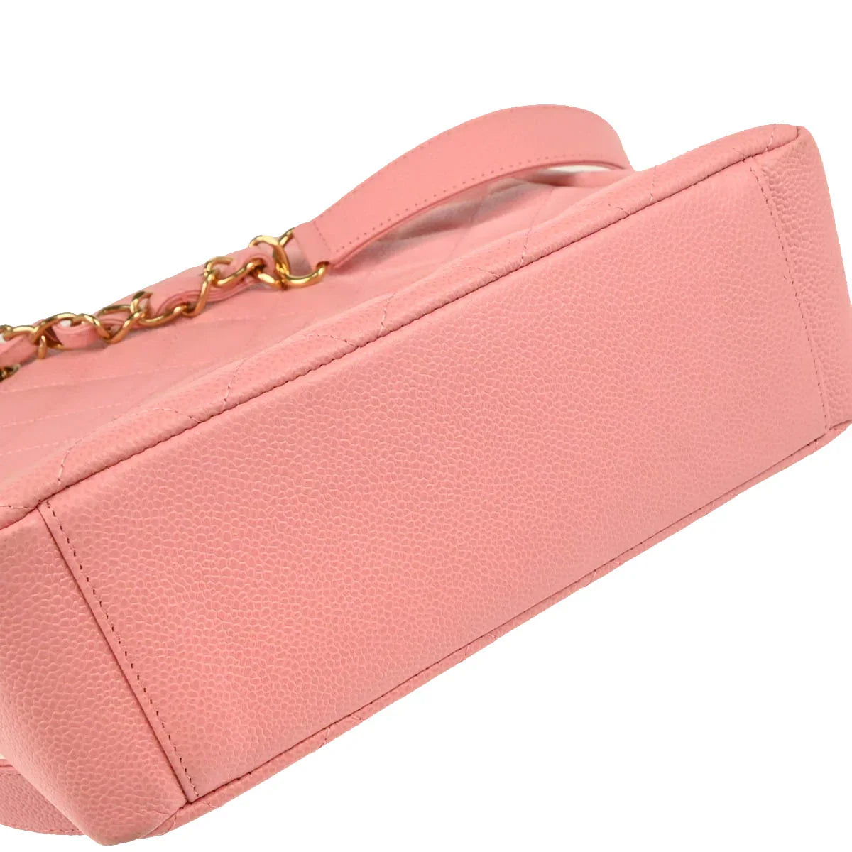 Chanel 2004-2005 Pink Caviar Petite Shopping Tote PST Chain Handbag
