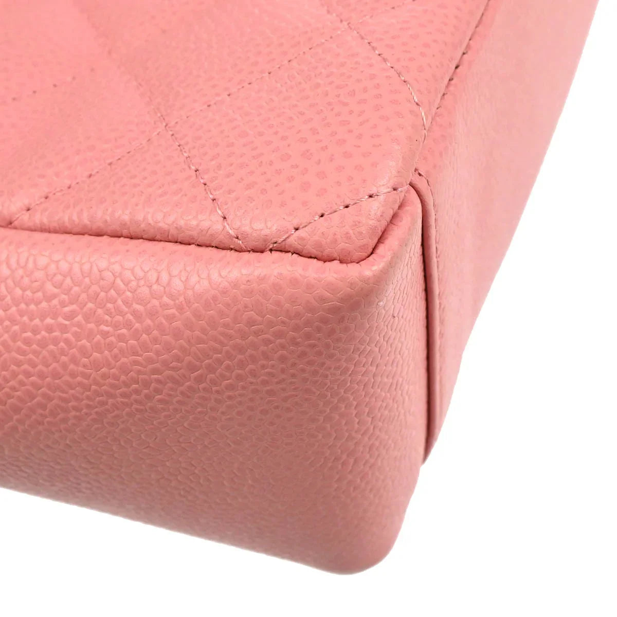 Chanel 2004-2005 Pink Caviar Petite Shopping Tote PST Chain Handbag