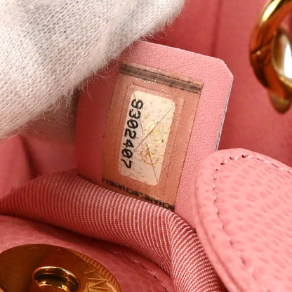 Chanel 2004-2005 Pink Caviar Petite Shopping Tote PST Chain Handbag