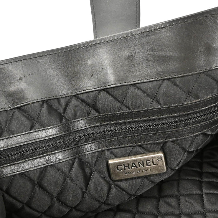 Chanel 2005-2006 Black Calfskin Tote Bag